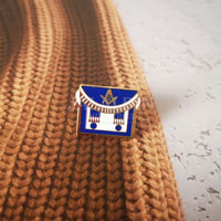 Écussons et badges de revers de cérémonie personnalisés pour les Francs-Maçons Anciens et Acceptés, Nouveauté 2026, en acier inoxydable avec épingle de sûreté