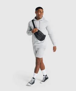 Conjunto de Ropa Deportiva Unisex de Alta Calidad, Dos Piezas, Sudadera con Capucha y Pantalones Cortos Personalizados, Sudadera de Felpa Francesa para Hombre - Product Image 2