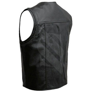 Chaleco de Cuero Grueso Portátil SMITHY SPORTS para Hombre - Ropa de Invierno Cómoda, Profesional y Transpirable con Cierre de Botones Cubiertos - Product Image 4