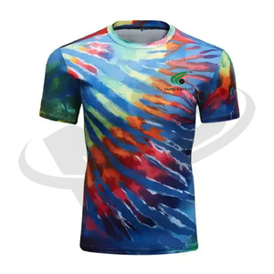 T-shirt imprimé tendance 100 % coton coupe ample anti-boulochage 200 g col rond pour homme, impression délavée, tenue décontractée, fabrication OEM professionnelle - Product Image 1