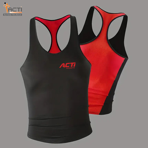 Camiseta sin mangas de alta calidad Low Moq para hombre, ropa deportiva ajustada, camiseta sin mangas para gimnasio para hombre, camisetas sin mangas para gimnasio - Product Image 1