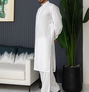 Shalwar Kameez para Hombre, Diseño Personalizado Hecho a Mano, Sin Arrugas, Secado Rápido, Lavable, para Todas las Temporadas, Marca Comercial, Deportes, India y Pakistán - Product Image 5