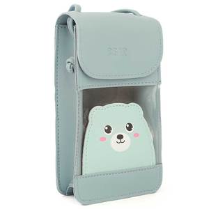กระเป๋าสะพายไหล่สำหรับเด็กผู้หญิง (NS01-275) - สีฟ้าเหล็ก - Product Image 1