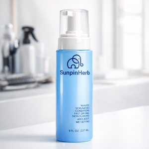 Mousse Espumoso para Trenzas, Rastas y Cabello Afro, Secado Rápido, Sin Residuos, Anti-Frizz, Brillo, Fabricante OEM para Salones - Product Image 1