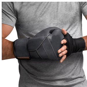Logo personnalisé nouvelle arrivée gants de boxe en cuir extensible de haute qualité avec un design à la mode toutes les couleurs techniques de lavage - Product Image 2