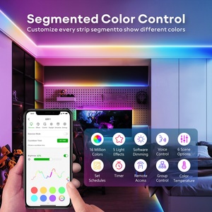 Thông minh wiresess Wifi điều khiển 16 triệu màu RGB điều khiển <span class=keywords><strong>LED</strong></span> dải ánh sáng nhà thông minh với giá rẻ - Product Image 3