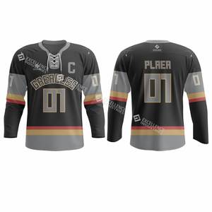 Equipo de alta calidad práctica jersey de hockey sobre hielo sublimación jersey de hockey sobre hielo Sialkot Pakistán - Product Image 3