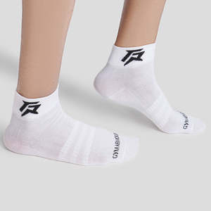 Logo personnalisable pour chaussettes de sport mi-mollet 3 paires, haute qualité, antimicrobiennes, respirantes, amorties, pour le cyclisme, motif Argyle - Product Image 5