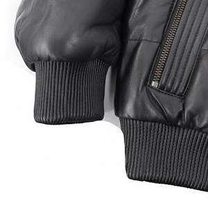 Men's Genuine Sheep Lamp Leather Eco-Friendly Breathable Winter Jacket with Hood Wholesale men <b>hoodies</b> jackets best winter coat - Product Image 6