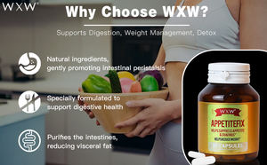 Capsules WXW pour l'équilibre de la flore intestinale, soutien à la santé intestinale, complément alimentaire, pilules de feuilles de séné, capsules de détoxification et de nettoyage - Product Image 6