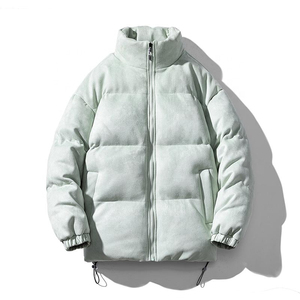 OEM Design personnalisé hiver chaud coupe-vent manteau à capuche brillant doudoune personnalisée extérieure épaisse duvet bulle veste pour hommes - Product Image 4