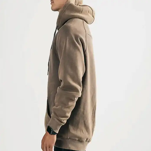 Custom <b>Plain</b> Cotton/Polyester <b>Hoodie</b> <b>for</b> <b>Men</b> Oversize Pullover Washed Polyester 380 Gram Sublimation <b>Hoodie</b> <b>for</b> Winter - Product Image 6