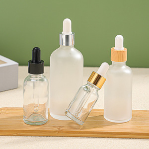 Botella <span class=keywords><strong>de</strong></span> Vidrio Transparente <span class=keywords><strong>de</strong></span> 15ml 20ml 30ml 50ml 100ml para Aceite Limpiador, Cuidado Facial y Corporal, Sets <span class=keywords><strong>de</strong></span> Cuidado <span class=keywords><strong>de</strong></span> la Piel con Miel, Venta al Por Mayor - Product Image 1