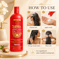 Crème revitalisante hydratante et lissante à l'huile d'argan marocaine biologique végane, anti-pelliculaire, nettoyante en profondeur et nourrissante pour les cheveux