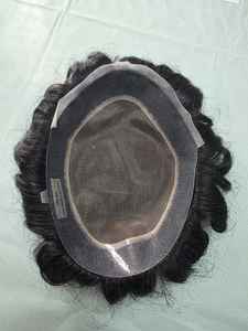 Peluca de tupé de cabello humano mono de calidad superior de Bangladesh con cuerpo natural y estilos de ondas profundas - Product Image 6