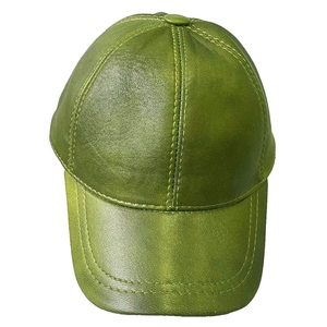Casquette de baseball en cuir avec sangle arrière réglable, respirante et imperméable, couleurs personnalisées - Vente en gros, haute qualité, design personnalisé - Product Image 1
