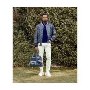 สินค้ามาใหม่ในเกาหลีคุณภาพดีสวมใส่สบาย7100แจ็กเก็ตแฟชั่นลายควิลท์เป็นเอกลักษณ์ของ Lemu - Product Image 4