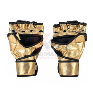 Gants de MMA personnalisés de haute qualité, 8 oz, demi-doigts, en cuir PU, pour l'entraînement, la combat et le sparring, vente en gros, personnalisables - Product Image 3