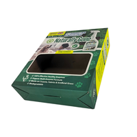 Boîte d'emballage en papier portable biodégradable et recyclable, boîte en carton ondulé personnalisée pour les produits de nettoyage ménager et les produits de soins pour animaux de compagnie