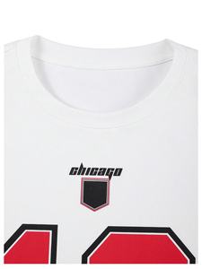 Camiseta Deportiva de Manga Corta Estampada 100% Poliéster al por Mayor OEM, Jersey de Fútbol Americano de Alta Calidad con Logotipo Personalizado, Transpirable para Verano - Product Image 4