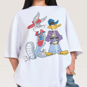 Camiseta Oversize Unisex Personalizable 2026, 260 g/m², 100% Algodón, Sólida, Resistente, Casual, Ecológica, Transpirable, con Diseño de Dibujos Animados Personalizado - Product Image 2