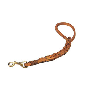 GUINZAGLIO IN CUOIO TRIPLA TRECCIA 50 CM - Product Image 1