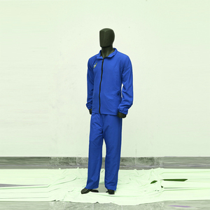 ชุดวอร์มสำหรับผู้ชายชุดวอร์มผ้าฝ้ายธรรมดาแบบปักตามสั่ง - Product Image 1