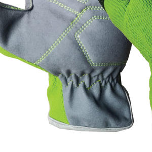 Gants de sécurité de construction industrielle de haute qualité demi-doigt gants de travail en cuir pour hommes femmes Impact mécanicien demi-gants - Product Image 6