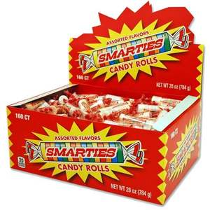 Tube de bonbons au chocolat Nestlé S-marties Classic avec coque croquante, amusant et coloré, 200g - Product Image 1