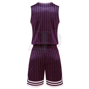 Uniforme de Baloncesto de Talla Grande con Diseño Atlético, Apto para Equipos de Club, Programas Escolares, Entrenamiento Diario, Transpirable, 100% Poliéster - Product Image 2