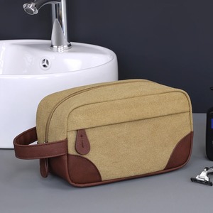 2025 New Canvas Flat Makeup <b>Bag</b> <b>Large</b> <b>Capacity</b> Handheld Portable <b>Cosmetics</b> Storage <b>Bags</b> High Quality Toilet <b>Bag</b> - Product Image 1