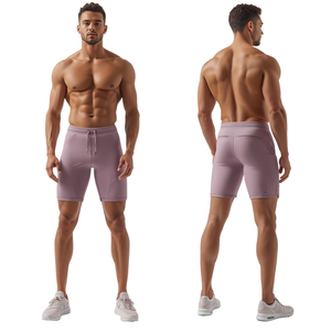 Pantalones Cortos Deportivos para Hombre, Color Lavanda Empolvado, Fabricación Personalizada, Ligeros, Rendimiento Atlético, Ropa Deportiva - Product Image 2