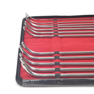 Juego de dilatador Hegar uterino de acero inoxidable de la mejor calidad, dilatador Vaginal de doble extremo ISO13485, juego de 8 piezas de seguridad, instrumento médico - Product Image 4