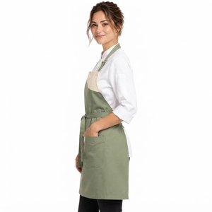Custom <b>Women</b> Chef <b>Apron</b> Professional Culinary <b>Apron</b> Durable Fabric Adjustable Waist Ties Multiple Pockets Comfortable Fit OEM - Product Image 3
