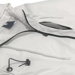 Survêtement d'hiver 2 pièces pour homme grande taille, coupe-vent respirant et léger, avec fermeture éclair et capuche, 100 % coton du Pakistan - Product Image 6