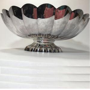 Bol de service alimentaire en métal de forme unique Fabricant Fournisseur Table à dîner Centre de table Bol à fruits décoratif - Product Image 5