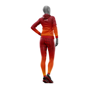 Ropa de 4 juegos para mujer, estampado deportivo de invierno, 100% poliéster, antiolor, que absorbe el sudor, a prueba de viento, conjuntos de chándal transpirable de secado rápido - Product Image 5