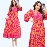 Robe et Salwar Suit Indiens Super Élégants à Imprimé Numérique en Polyester pour Femmes, Fabriqués en Soie, Rayonne et Viscose pour Adultes et Soirées