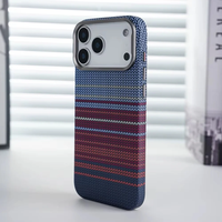 Coque de téléphone en fibre de carbone ultra-fine de 0,8 mm pour iPhone 17 Pro, coque magnétique pour iPhone 16 15 Pro Max, protection de téléphone portable