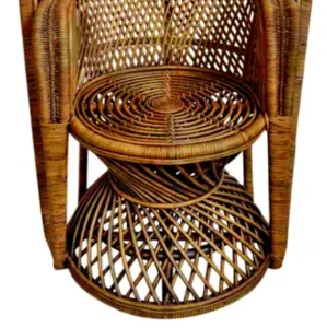 High Quality Danahue <b>Peacock</b> Rattan <b>Chair</b> Luxury Antique Design with Natural Brown Finish Living Room Dining Outdoor Use Hotels - Product Image 4