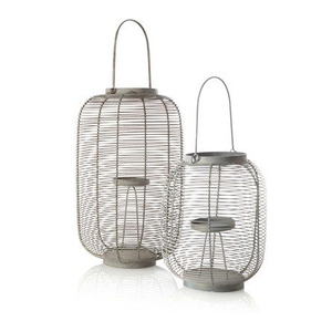 Wire Mesh Hurricane <b>Lantern</b> - Product Image 4