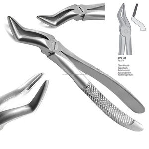 คีมถอนฟันผ่าตัดความแม่นยำสูง รุ่น Fig 51A สำหรับฟันกรามบน ทำจากสแตนเลส ออกแบบตามหลักสรีรศาสตร์ ใช้งานด้วยมือ - Product Image 4
