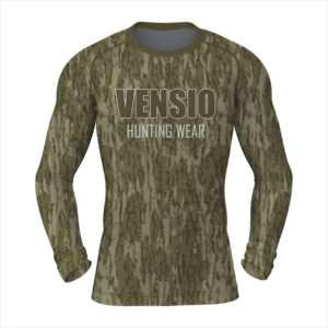 Real Tree <b>Mens</b> Custom Crew Camouflage, Breathable Hunting Baselayer Camouflage 100% Hunting <b>Base</b> <b>Layer</b> for Man - Product Image 3