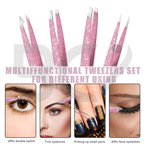 Pince à épiler pour sourcils de haute qualité, pointe inclinée, service OEM, meilleur fournisseur, facile à utiliser, design unique, produit durable - Product Image 4