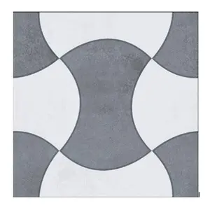 400 x 400 mm Curby Grey Matte Flooring Tiles Model 6075 Simplicity with Thickness - 12mm for Exterior area by NOVAC CERAMIC