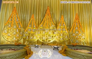 Special <b>Wedding</b> Event Elephant Face Backdrop Panel Fabulous FRP Backdrop <b>Frames</b> for Reception Stage Srilankan <b>Wedding</b> Reception - Product Image 2
