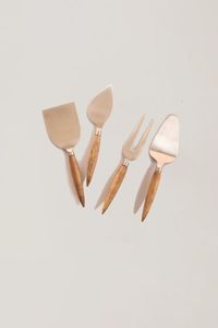 Venta de lujo superior Diseño de pilar de madera Mango Cubiertos Picnic portátil Juego de vajilla de acero inoxidable Estilo de lujo Cubiertos Regalo - Product Image 3