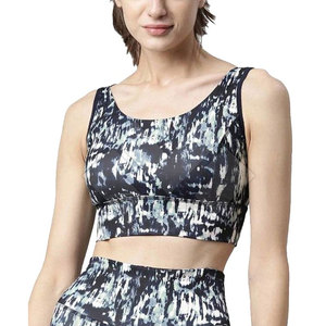 Soutien-gorge de sport sans couture respirant à séchage rapide pour femmes avec soutien moyen pour la salle de sport et le yoga Spandex/Nylon - Product Image 3