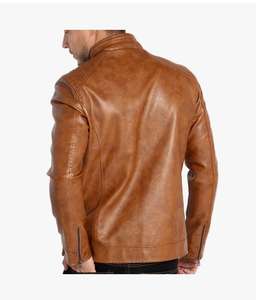 Las mejores chaquetas de cuero casuales de alta calidad para hombre con logotipo personalizado y cuero liso en todos los colores Pure Plus Chaquetas para hombre - Product Image 4