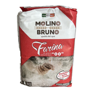 Harina italiana de la mejor calidad "00" 1kg pan panecillos rollos bizcocho sable pasta pizzas pizza Venta de exportación - Product Image 1